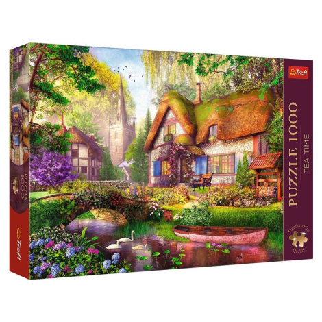 TREFL - Puzzle 1000 Premium Plus - Čajový čas: Lesní domek