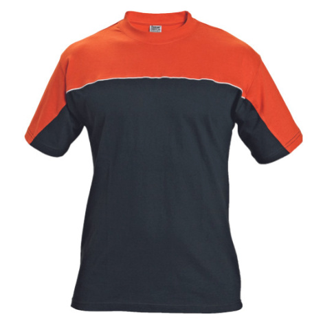 EMERTON tričko černá/oranžová 4XL Červa