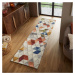 Flair Rugs koberce Běhoun Moda Amari Natural/Multi - 60x230 cm