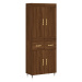 vidaXL Skříň highboard hnědý dub 69,5 x 34 x 180 cm kompozitní dřevo