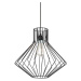 Závěsné svítidlo Ideal Lux Ampolla-4 SP1 nero 167497 černé 39,5cm