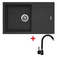 Sinks Linea 780 Granblack + Polo GR