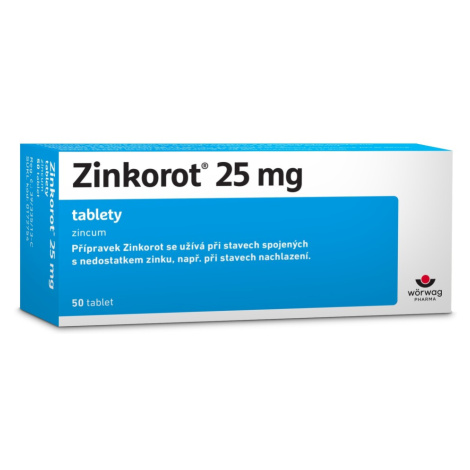 ZINKOROT 25MG TBL NOB 50