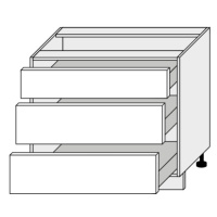 ArtExt Kuchyňská skříňka spodní PLATINIUM | D3A 90 Barva korpusu: Bílá