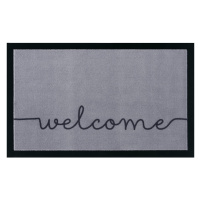 Hanse Home Collection koberce Protiskluzová rohožka Welcome 104511 Grey/Black - na ven i na doma