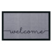 Hanse Home Collection koberce Protiskluzová rohožka Welcome 104511 Grey/Black - 40x60 cm