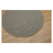 Vopi koberce Kusový koberec Alassio šedobéžový kruh - 120x120 (průměr) kruh cm