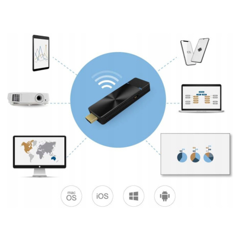 Bezdrátový vysílač Hdmi WiFi adaptér 4K EZCast Pro II dongle