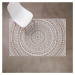 COLOUR CLASH Venkovní koberec kruhy 180 x 118 cm - béžová