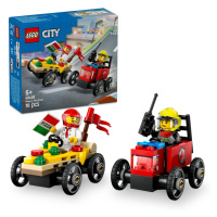 LEGO LEGO® City 60458 Závodní balíček: Rozvoz pizzy vs. hasičské auto