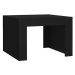 SHUMEE Konferenční stolek černý 50 × 50 × 35 cm dřevotříska, 808550