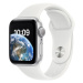 Apple Watch SE (2022), 40mm, stříbrná, sportovní řemínek, bílá