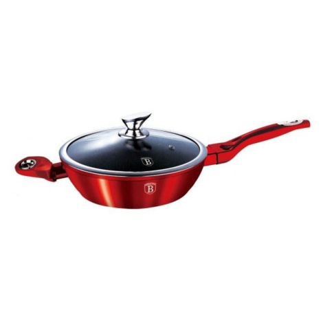 BerlingerHaus Hluboká Pánev s poklicí 32cm Burgundy Metallic Line Berlinger Haus