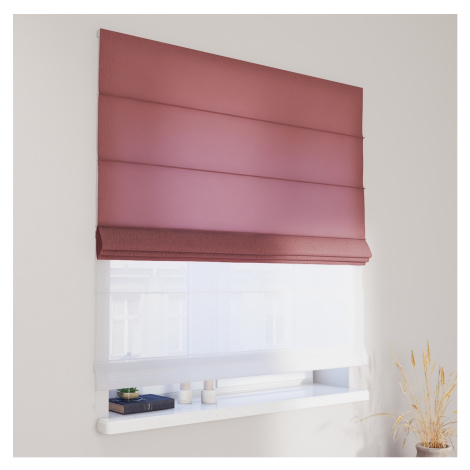 Dekoria Římská roleta Duo, matně růžová , Linen, 159-12