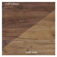 ArtCross TV skříňka SOLAR | SLR 04 Barva: Craft tobaco / craft zlatý