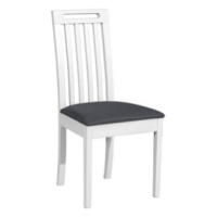 Jídelní židle ROMA 10 Tkanina 34B Bílá