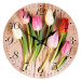 Goba hodiny Barevné tulipány