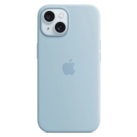 Kryt Apple iPhone 15 Silicone Case with MS - Light Blue