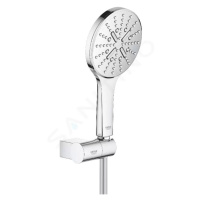 Grohe 26580000 - Sada sprchové hlavice 130 9,5 l/min, 3 proudy, držáku a hadice, chrom