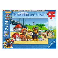 Tlapková Patrola: Stateční psi; 2x24 dílků Ravensburger