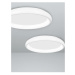 Nova Luce Stmívatelné nízké LED svítidlo Albi v různých variantách - pr. 810 x 85 mm, 80 W, bílá