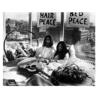 Fotografie Bed-In for Peace by Yoko Ono and John Lennon, 1969, (40 x 30 cm)