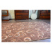 Dywany Lusczow Kusový koberec DROPS Bubbles hnědý