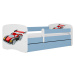 Kocot kids Dětská postel Babydreams závodní auto modrá, varianta