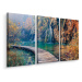 Vícedílné plátno Národní Park Plitvická Jezera II. Varianta: 100x150