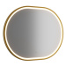 ArtCom LED zrcadlo APOLLO 2 | zlatá 90 x 70 cm