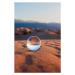 Fotografie Glass Sphere on Desert Sand, Lena Wagner, (26.7 x 40 cm)