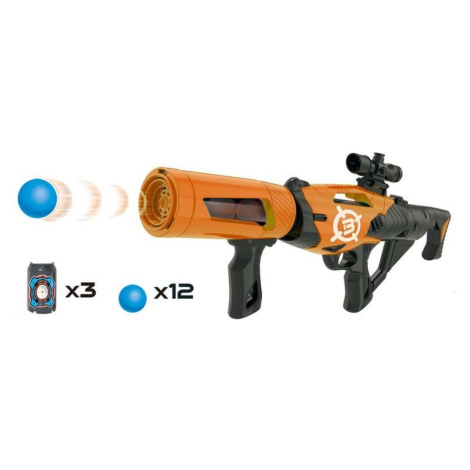 Alltoys Pistole na pěnové míčky 52 cm oranžová
