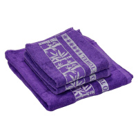 1x osuška BAMBOO fialová + 2x ručník BAMBOO fialový