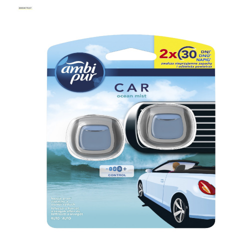 Ambi Pur Car Jaguar Ocean Mist osvěžovač vzduchu do auta 2x2 ml AmbiPur