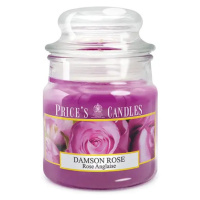 PRICE´S MINI svíčka ve skle Purpurová růže - hoření 30h