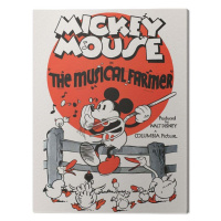 Obraz na plátně Mickey Mouse - The Musical Farmer, (80 x 60 cm)