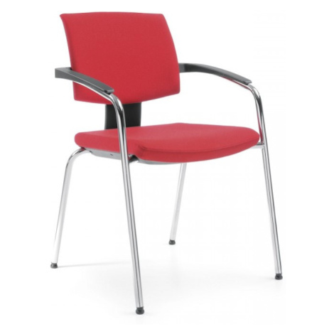 ProfiM - Židle XENON 20H 2P se čtyřnohou podnoží a područkami
