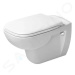 GEBERIT Duofix Modul pro závěsné WC s tlačítkem Sigma30, matný chrom/chrom + Duravit D-Code WC a