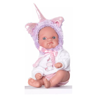 Antonio Juan 85105-2 Jednorožec fialový - realistická panenka miminko s celovinylovým tělem - 21