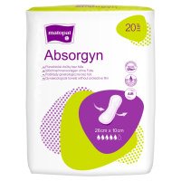 MATOPAT Absorgyn poporodní gynekologické vložky bez folie 28 cm x 10 cm, 20 ks