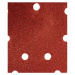 Brusný papír na suchý zip delta 140 x 140 x 80 mm, K60, 5 ks, s otvory 54H010 GRAPHITE