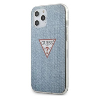 Pouzdro Guess Jeans Collection pro iPhone 12 Pro Max - modré