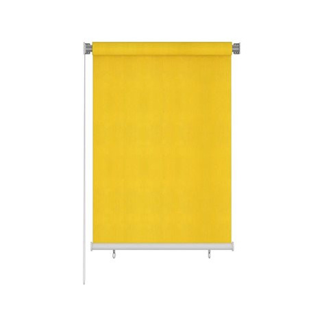SHUMEE Venkovní roleta 100 × 140 cm žlutá HDPE