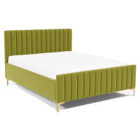Eka Čalouněná postel SUTRA+ 120x200 cm Barva látky Trinity: (2312) Zelená, Úložný prostor: S dře