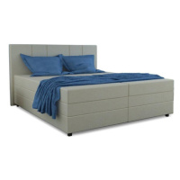Čalouněná postel Alexa 180x200, béžová, včetně matrace