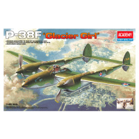 Model Kit letadlo 12208 - P-38f LIGHTNING GLACIER GIRL (1:48)