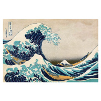 Plakát, Obraz - Velká vlna u Kanagawy, (91.5 x 61 cm)