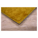 Lano - koberce a trávy Neušpinitelný metrážový koberec Nano Smart 371 žlutý - S obšitím cm