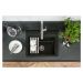 Keramický dřez Villeroy & Boch Subway Style 60 S, 336A01R7, Pure Black 336A01R7