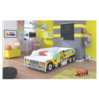 Dětská postel - Stavební auto Rozměr: 160 x 80 cm